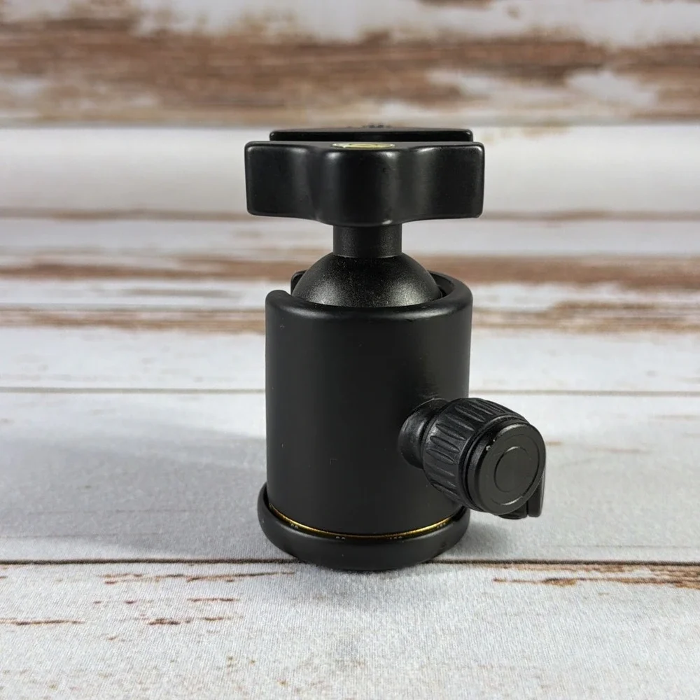 QZSD-03 Q03 Aluminum 360 Panoramic Swivel Camera Tripod Ball Head Mount Used